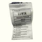 Edwin ED-80 selvedge Vaqueros Slim Hombre Streetwear japonés – W30
