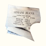 Armani Jeans Jean Slim Homme Classique – W34