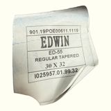 Edwin ED-55 Jean Regular Homme Streetwear japonais – W30