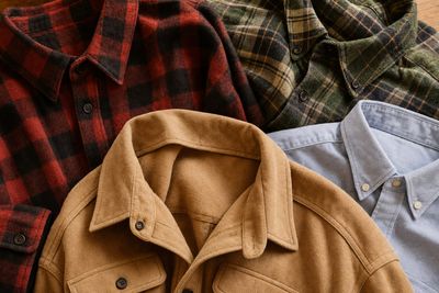 Chemises vintage homme en flanelle et overshirt, sélection seconde main