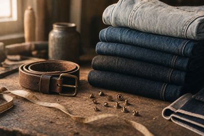 Jean vintage et denim heritage sur atelier