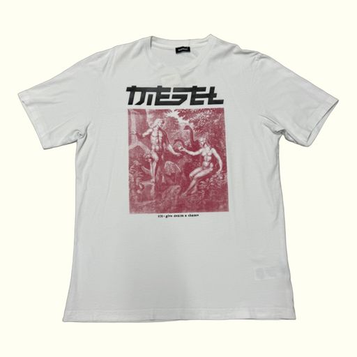 Diesel T-shirt Regular Homme 2020s Streetwear – M