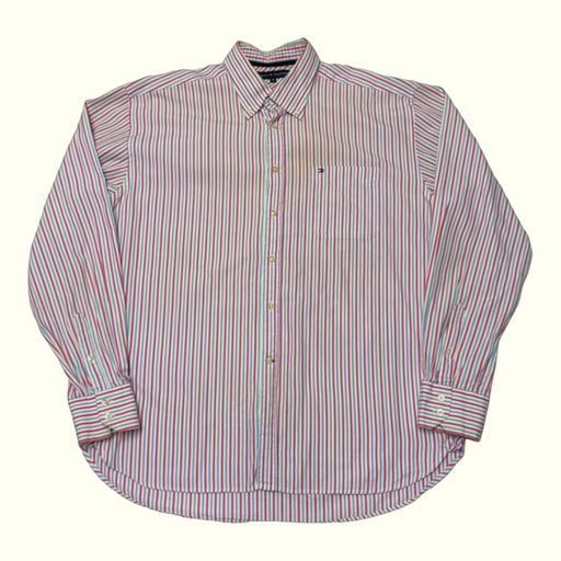 Tommy Hilfiger Chemise Regular Homme 2010s Preppy – XL
