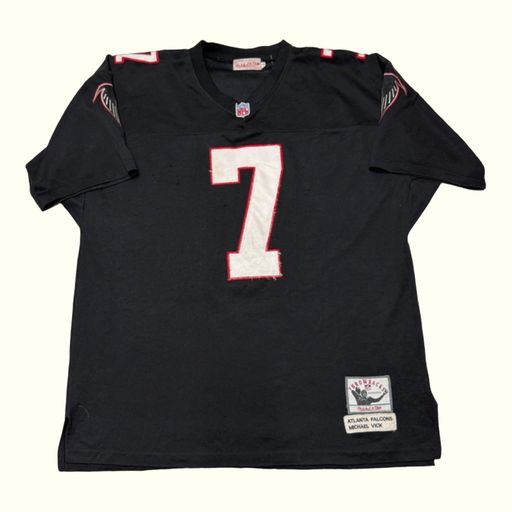 Mitchell &amp; Ness Michael Vick Atlanta Falcons Maillot de sport Oversize Homme 2000s Sportswear – XXL