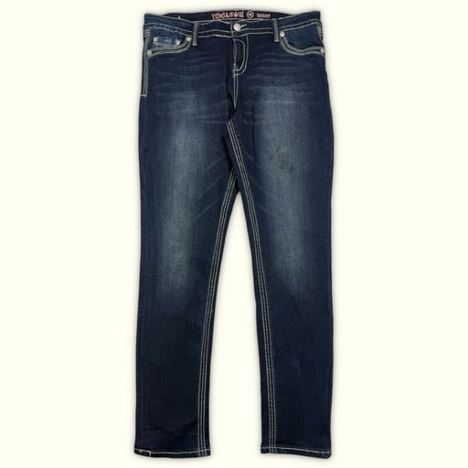 Rebel&Soul Jean Skinny Femme 2010s Y2K – W36