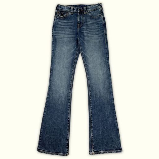 True Religion Jean Évasé Femme 2000s Y2K – W27