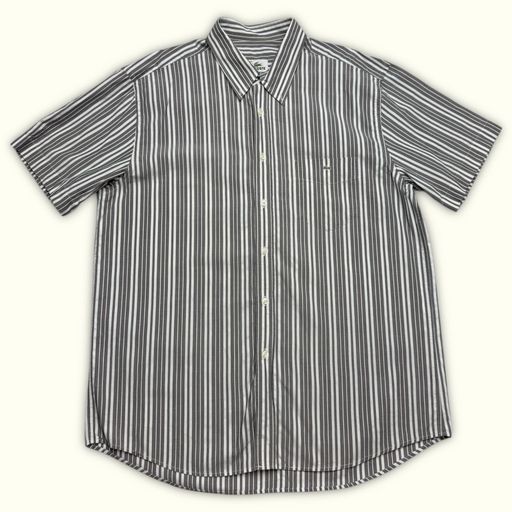 Lacoste Chemise Regular Homme 1990s Preppy – XL