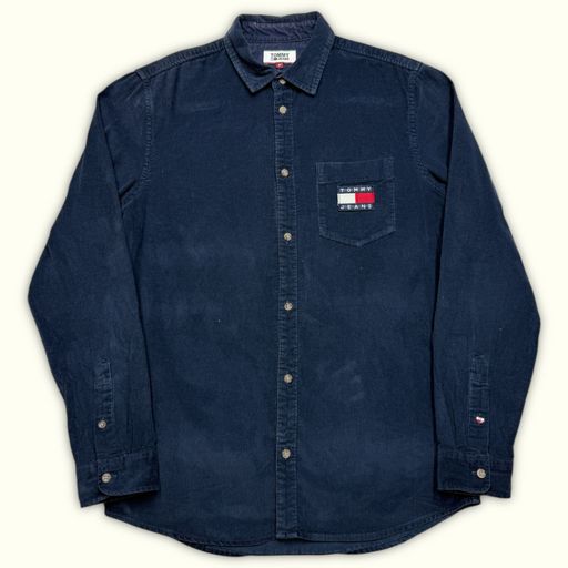 Tommy Jeans Chemise Regular Homme 2010s Preppy – S