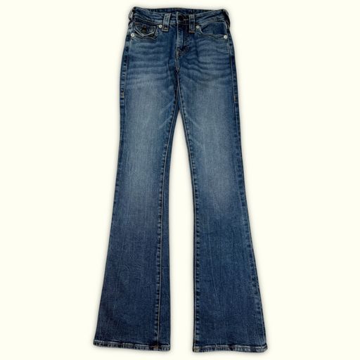 True Religion Jean Évasé Femme 2000s Y2K – W24