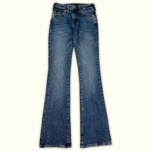 True Religion Jean Bootcut Femme 2000s Y2K – W24
