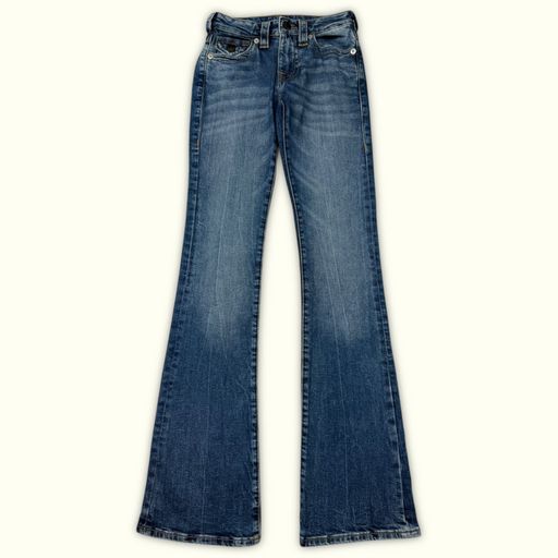 True Religion Jean Évasé Femme 2000s Y2K – W23