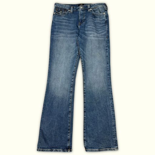 True Religion Jean Évasé Femme 2000s Y2K – W34