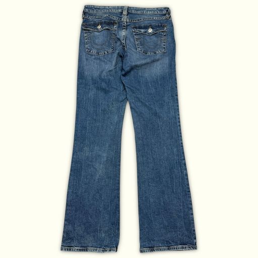 True Religion Jean Évasé Femme 2000s Y2K – W34