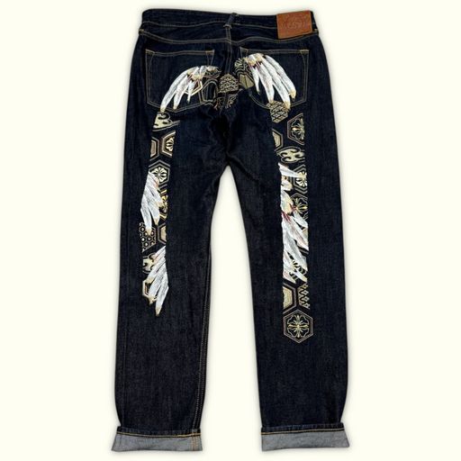 Evisu Jean Regular Homme 2000s Streetwear japonais – W32
