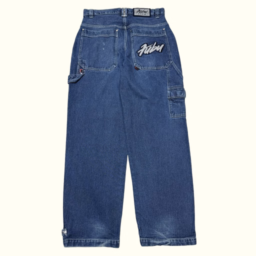 Fubu Jean Baggy Homme 1990s Streetwear – W34
