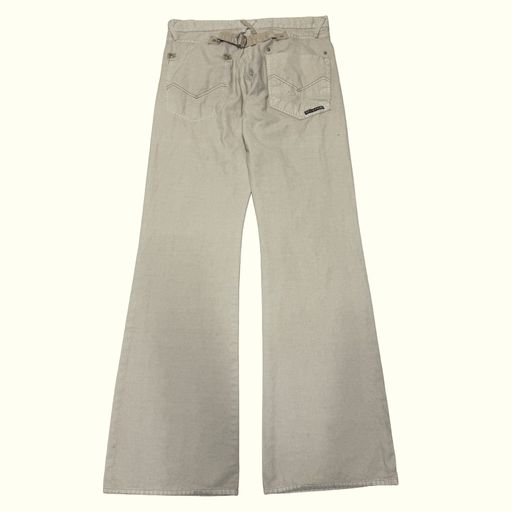 Energie Pantalon Évasé Homme 2000s Y2K – W32
