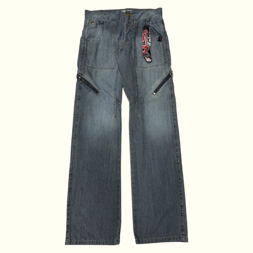 Kolapso Jean Baggy Homme 2000s Y2K – W32