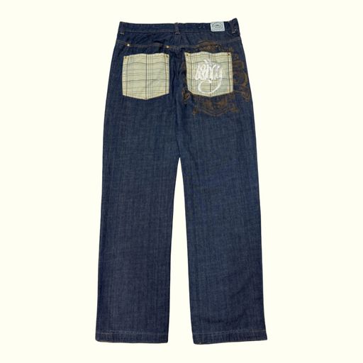 Wrung Division Jean Large Homme 2000s Streetwear – W38
