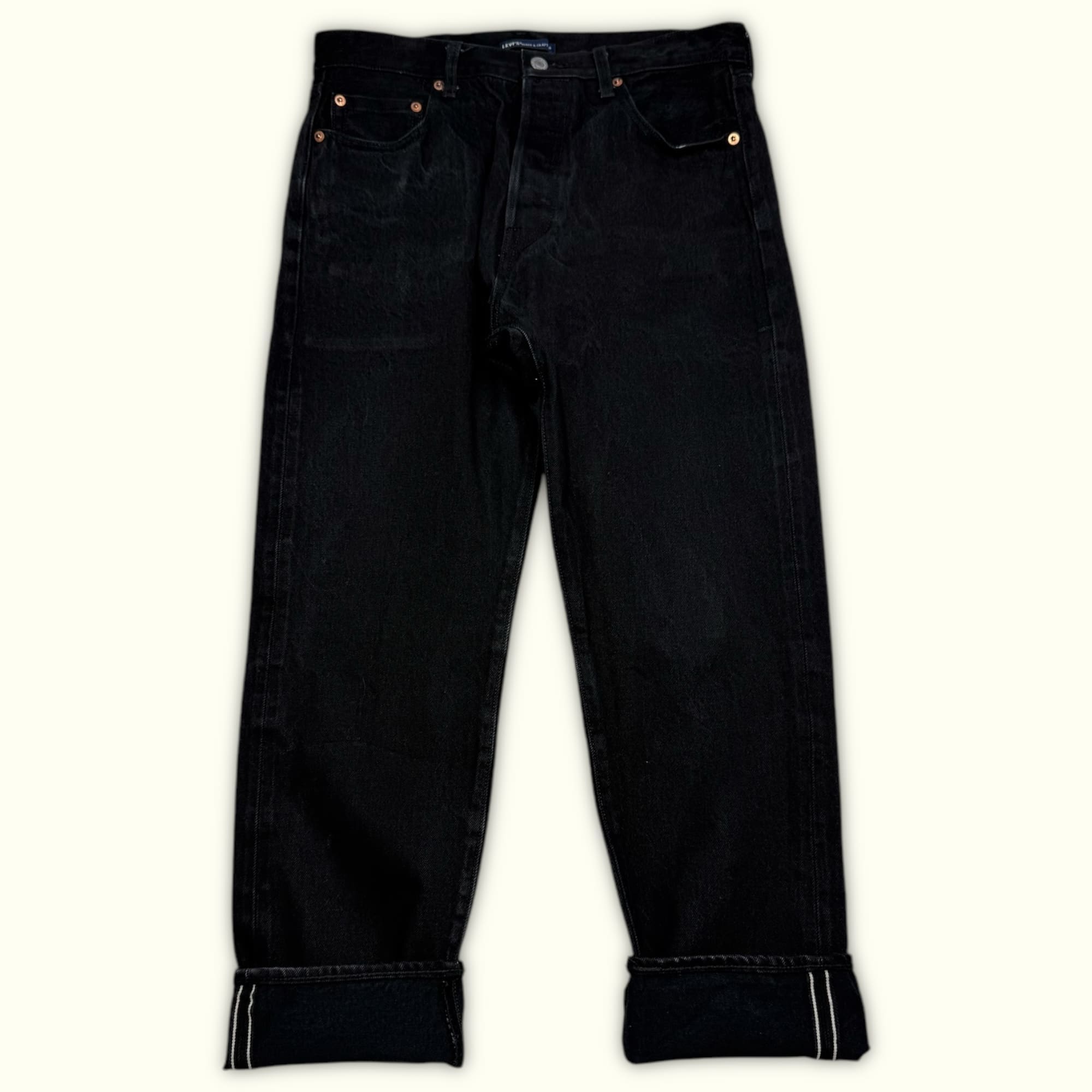 Jean vintage Levi's 501 des années 80, coupe droite